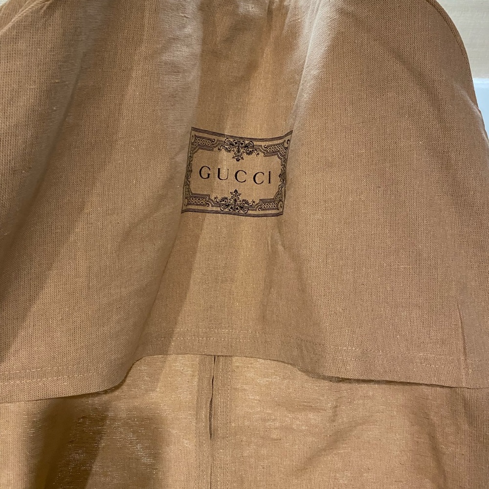 Authentic Gucci garment bag , Gucci logo on front